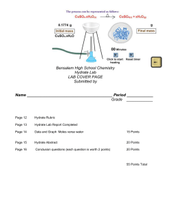 Hydrate Lab
