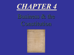 The Commerce Clause