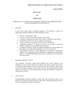 Right to Information Act