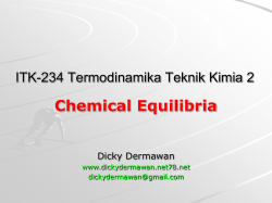 ITK-234 Termodinamika Teknik Kimia 2 - Dicky Dermawan