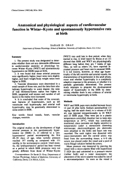 Anatomical and Physiological Aspects of