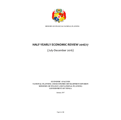 HALF-YEARLY ECONOMIC REVIEW 2016/17