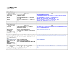 CCA Resources - Center for Climate Protection