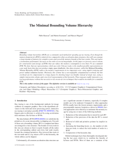 The Minimal Bounding Volume Hierarchy