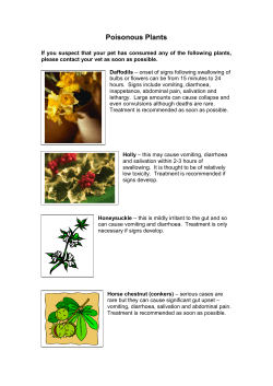 Poisonous Plants: