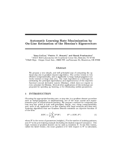 Automatic Learning Rate Maximization by On