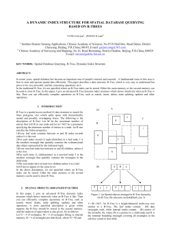 a dynamic index structure for spatial database querying based on r