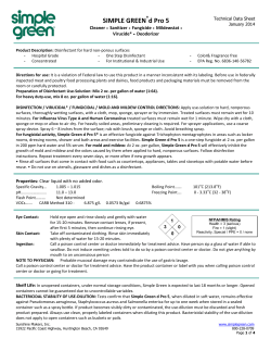 technical data sheet