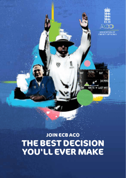 THE BEST DECISION YOU`LL EVER MAKE