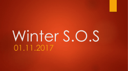 Winter 2017 SOS PowerPoint