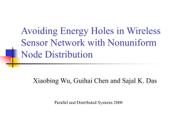 Avoiding Energy Holes in Wireless Sensor Network with Nonuniform