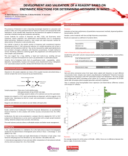 Development and validation of a reagent based on enzymatic