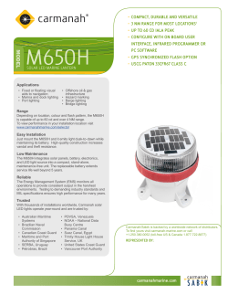 M650H Specification Sheet