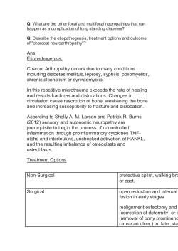 Proximal Diabetic Neuropathy