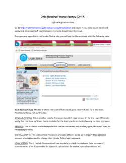 OHFA Uploading Instructions