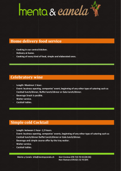 Home delivery food service Celebratory wine Simple cold Cocktail