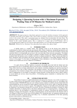 Designing A Queueing System with A Maximum Expected Waiting