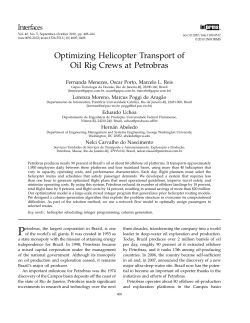 Optimizing Helicopter Transport of Oil Rig Crews