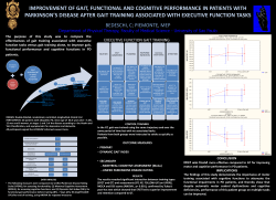 improvement of gait, functional and cognitive performance in