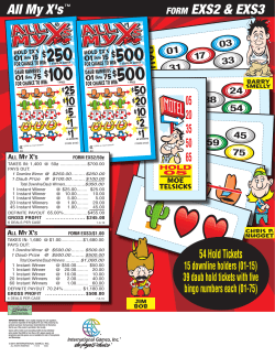 $100 $250 $500 $500 - International Gamco, Inc.