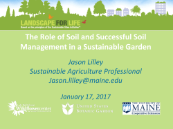 Soil - University of Maine Cooperative Extension