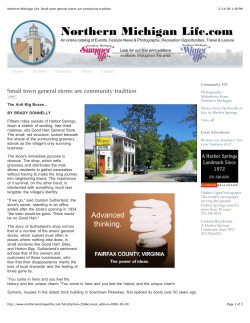 Small Town General Stores are Community Tradition