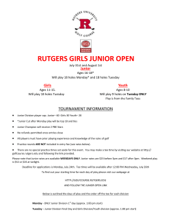 2017 Girls Junior Application.pub