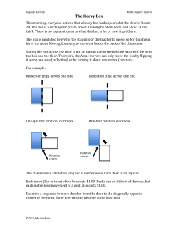 Math Inquiry Project