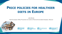 price policies for healthier diets in europe