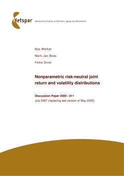 Nonparametric risk-neutral joint return and volatility distributions
