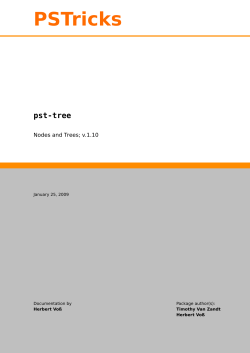 PSTricks pst-tree