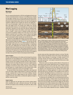 The Defining Series: Mud Logging