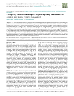Negotiating equity and authority in common