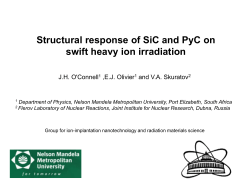 Structural response of SiC and PyC on swift heavy ion irradiation