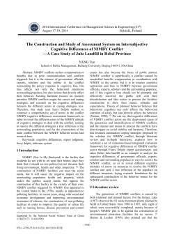 Construction and Study of the Evaluation Indicator System for