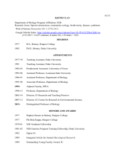 Clay - Indiana University Bloomington