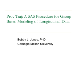 Modeling Developmental Trajectories: A Semi