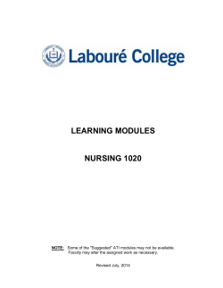 learning module - Labour&eacute; College