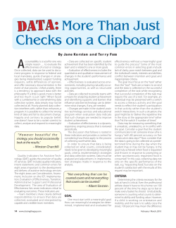 CTG data article - Every Move Counts