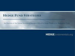 hedge fund strategies - Managed Funds Association