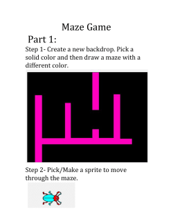 Maze Game Part 1:аа
