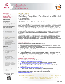 Building Cognitive, Emotional and Social Capacities - CHEC-CESC