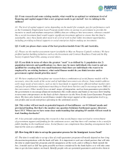 Q1: From research and some existing models, what would be an