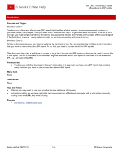 Convert a Series of Numbers to SAP Syntax