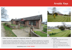 £475,000 Willow Tree Farm, Tretts Loke, Fleggburgh, NR29 3AT
