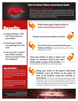 Print At Home FAQ Guide