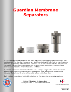 Guardian Membrane Separators