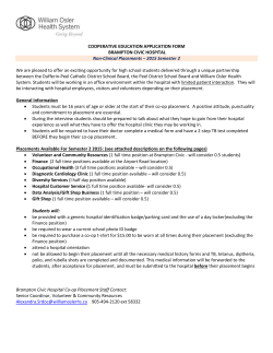 Fall 2012 co-op non clinical application