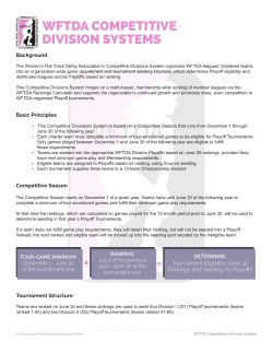 Competitive Divisions