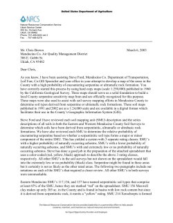 Mendocino County Soil Mapping